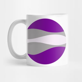 Greysexual Waves Circle Mug